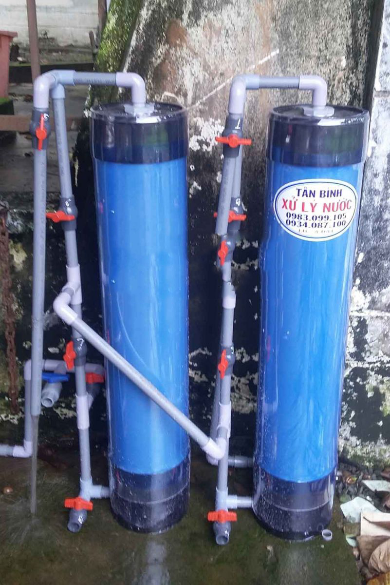 lọc nước phèn cột nhựa loc nuoc phen cot nhua